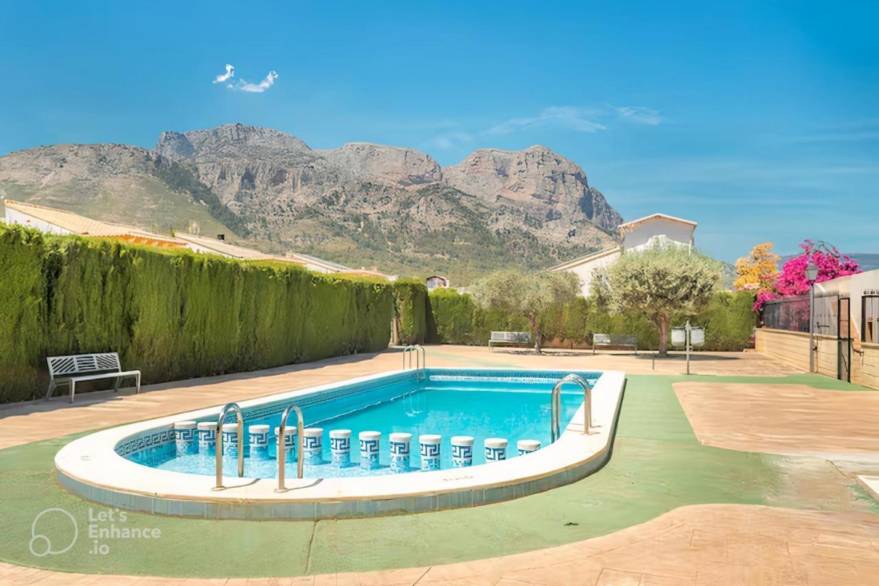 Velo Villa W/ A/C, Free Wi-Fi & Pool Near Benidorm Polop Exterior photo